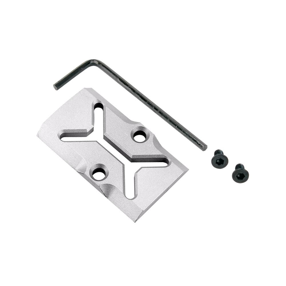  Tiger Rock Inc. GCP107-RAW# Glock RMR Cover Plate for Glock 17/19/26 V7 - Raw 