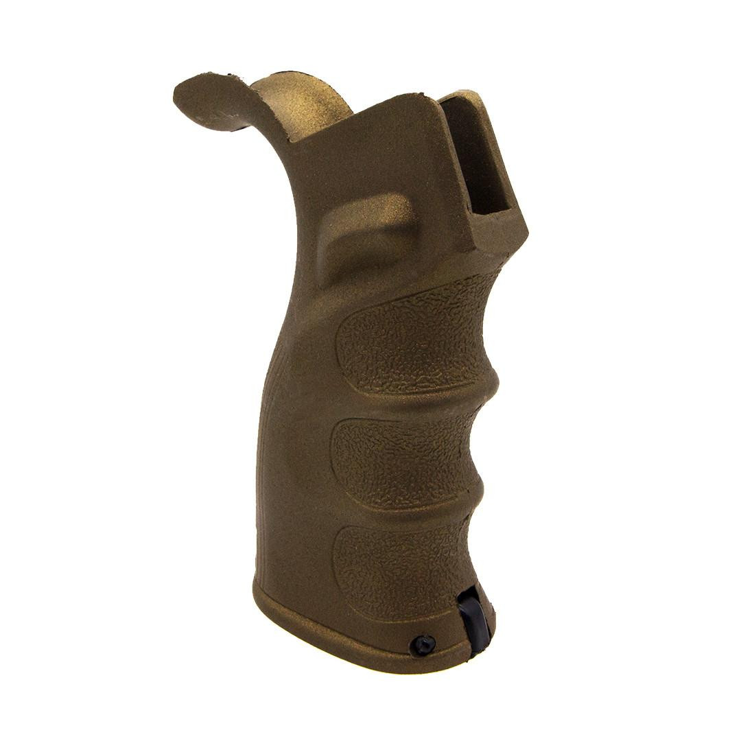 Tiger Rock Inc HG003-BBR Tiger Rock Inc. HG003-BBR AR-15/10 Pistol Grip Trap door in bottom - Cerakote Burnt Bronze HG003-BBR