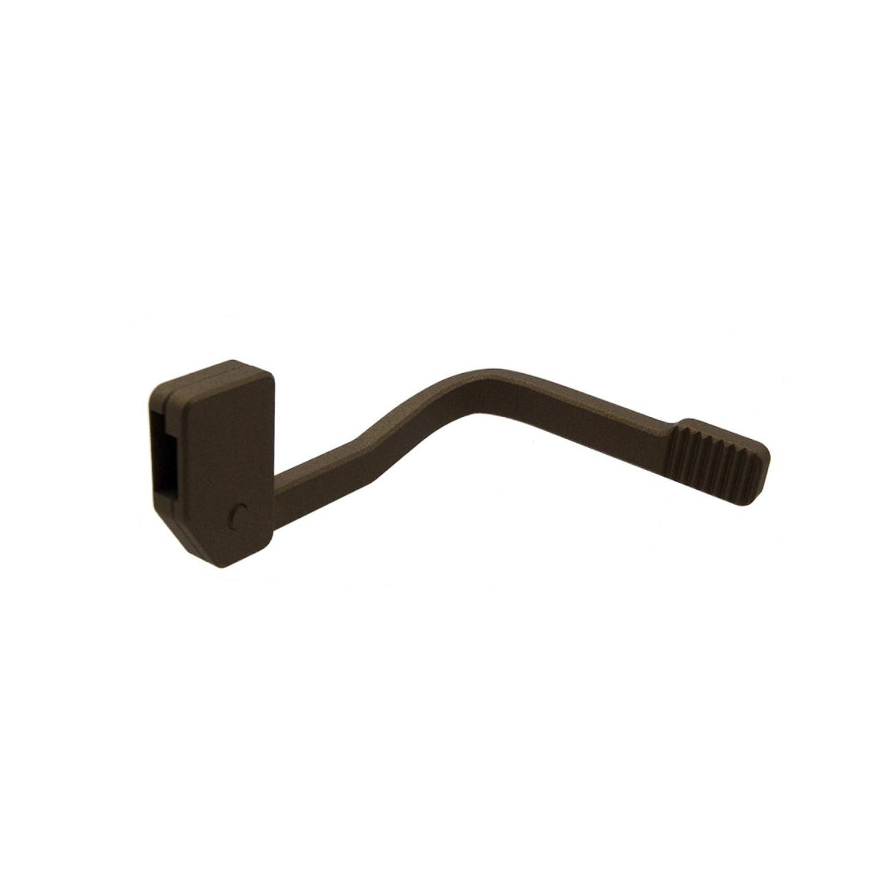 Tiger Rock Inc LEV01-BBR Tiger Rock Inc. LEV01-BBR 223/5.56 Rifle Extended Aluminum Bolt Catch Lever- Cerakote Burnt Bronze LEV01-BBR