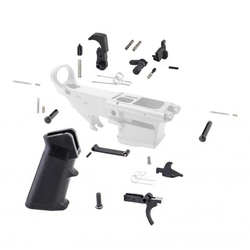 Tiger Rock Inc LPK9-17 Tiger Rock Inc. LPK9-17 AR 9MM Lower Parts Kit w/ Standard Grip & Trigger Guard LPK9-17