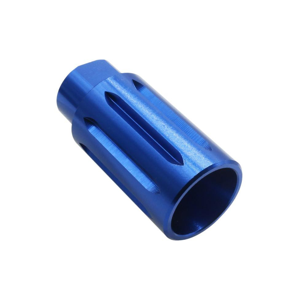 Tiger Rock Inc MB15-DVRT-V2-BL Tiger Rock Inc. MB15-DVRT-V2-BL AR-15/.223/5.56 Flash Can Muzzle Brake - Aluminum Blue MB15-DVRT-V2-BL