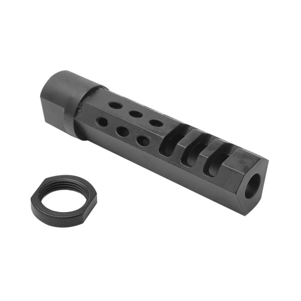 Tiger Rock Inc MBD32 Tiger Rock Inc. MBD32 AR-10/LR-308 Muzzle Brake .308 5/8x24 TPI 3.5" with Mitigator Designs (Includes Jam Nut) MBD32