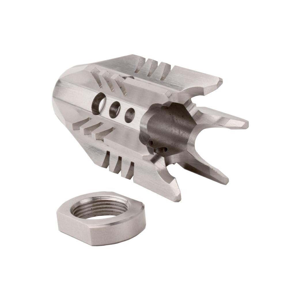 Tiger Rock Inc MBK62S# Tiger Rock Inc. MBK62S# AR-15/.223/5.56 Rocket Man Flash Hider 1/2x28" Thread Pitch - Stainless MBK62S#