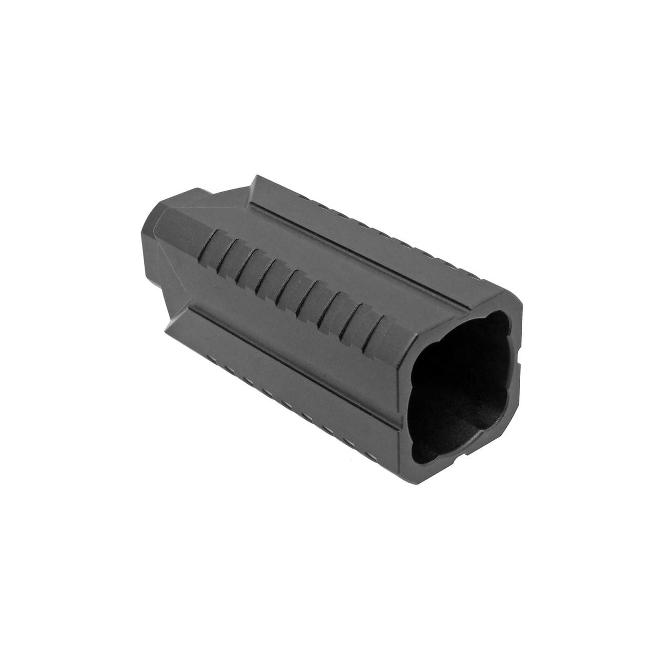 Tiger Rock Inc MBQ15P-DVRT Tiger Rock Inc. MBQ15P-DVRT AR-15/.223/5.56 DIVERTER MUZZLE STEEL FLASH CAN - BLACK MBQ15P-DVRT