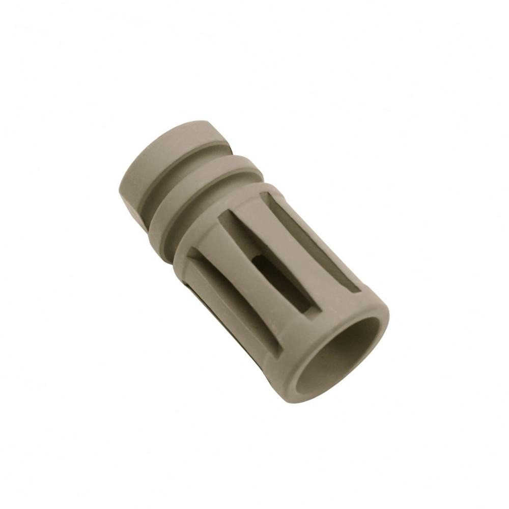 Tiger Rock Inc MBR05-FDE Tiger Rock Inc. MBR05-FDE AR-15/.223/5.56 A2 Muzzle Brake for 1/2"x28 Pitch - 5 Ports - Cerakote FDE MBR05-FDE