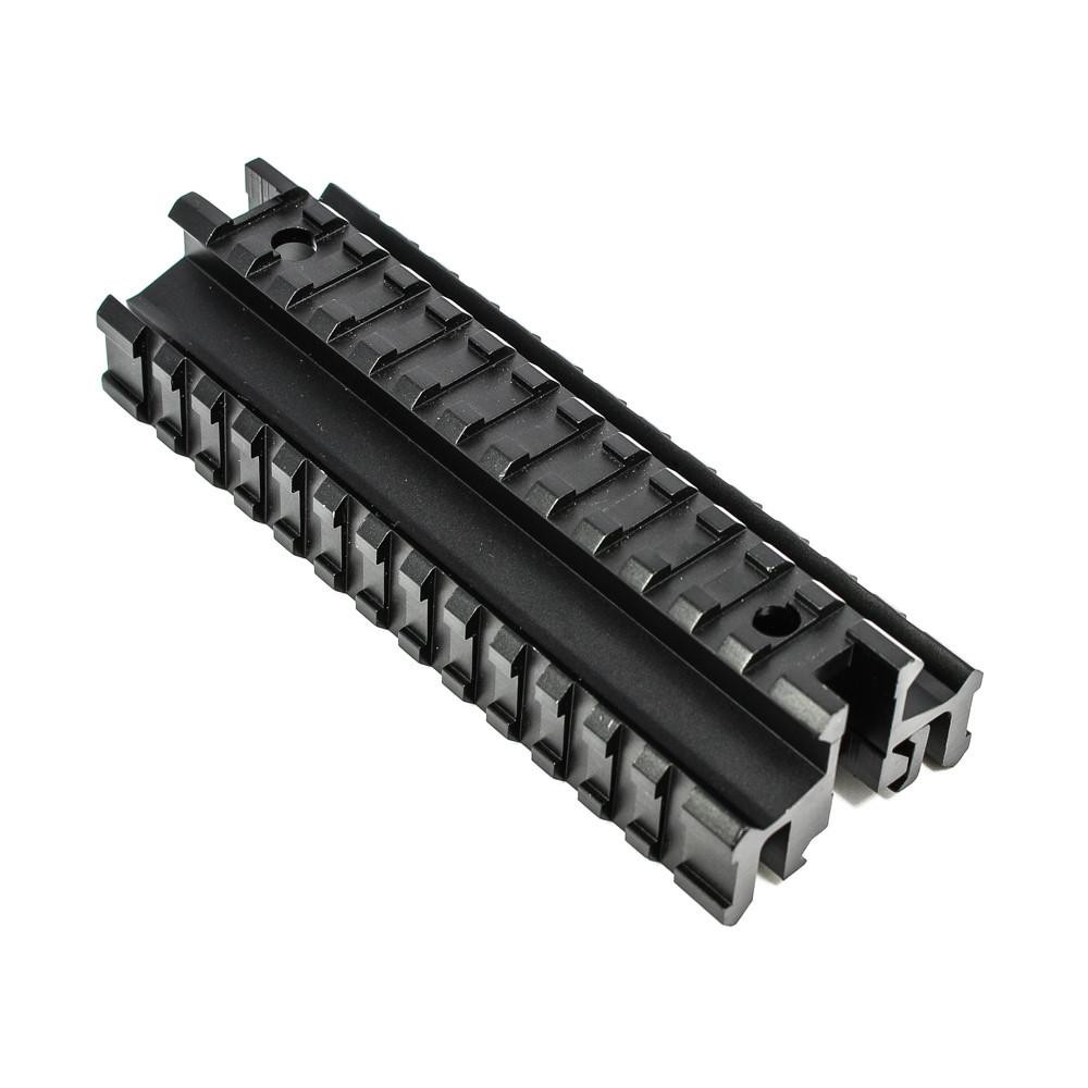 Tiger Rock Inc MT028 Tiger Rock Inc. MT028 Flat Top See-thru Tri-rail 1" Riser Mount MT028