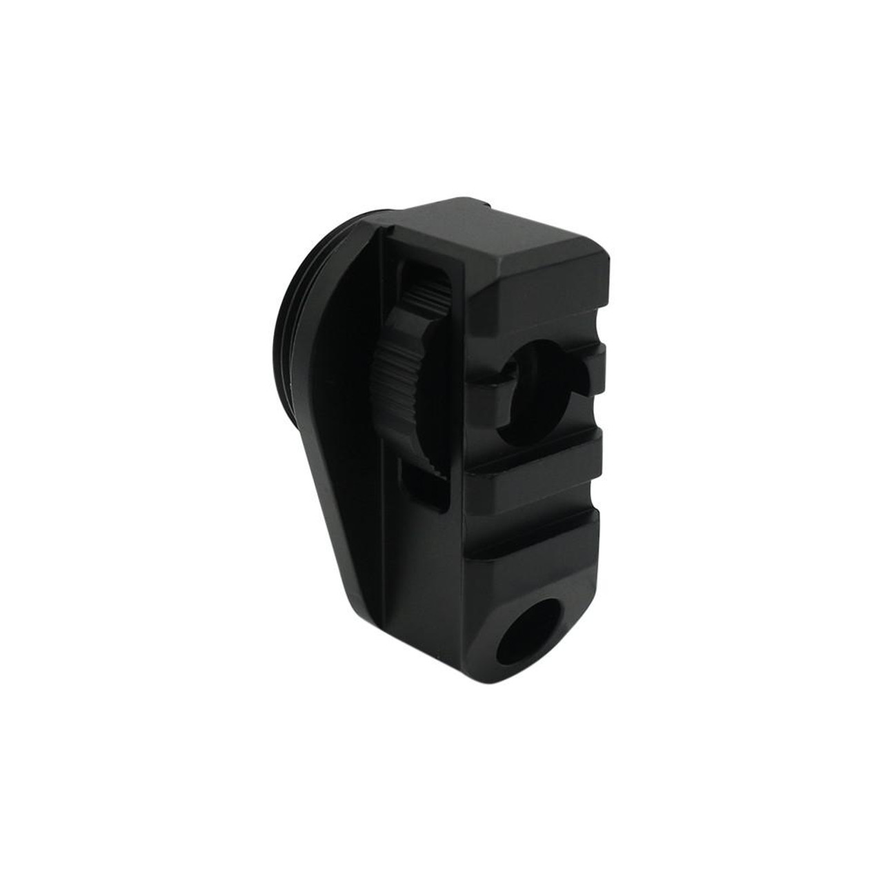  Tiger Rock Inc. PSAP02 Aluminum Bufferless Stock Adapter- QD hole and Picatinny Rail - Black 