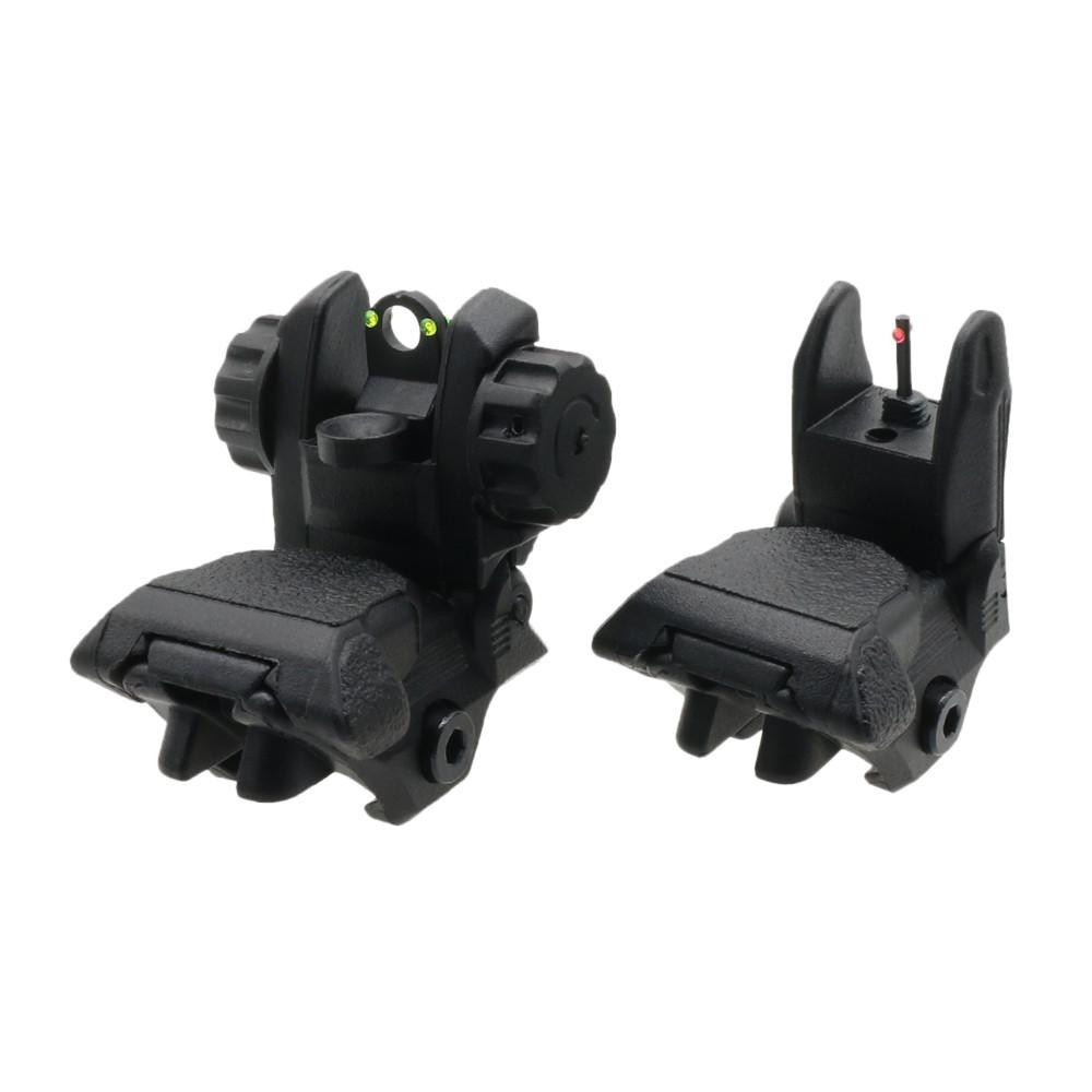 Tiger Rock Inc RSPRG Tiger Rock Inc. RSPRG Tactical Polymer Flip up Front and Rear Sight RSPRG