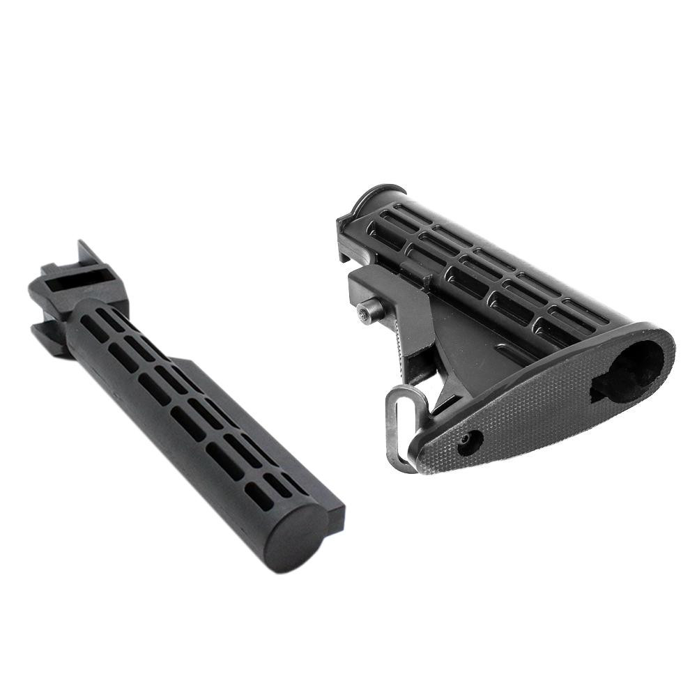  Tiger Rock Inc. ST001TO+ST003 AK-47 Collapsible Stock Kit Includes Stock & Tube w/Build-in QD Base 