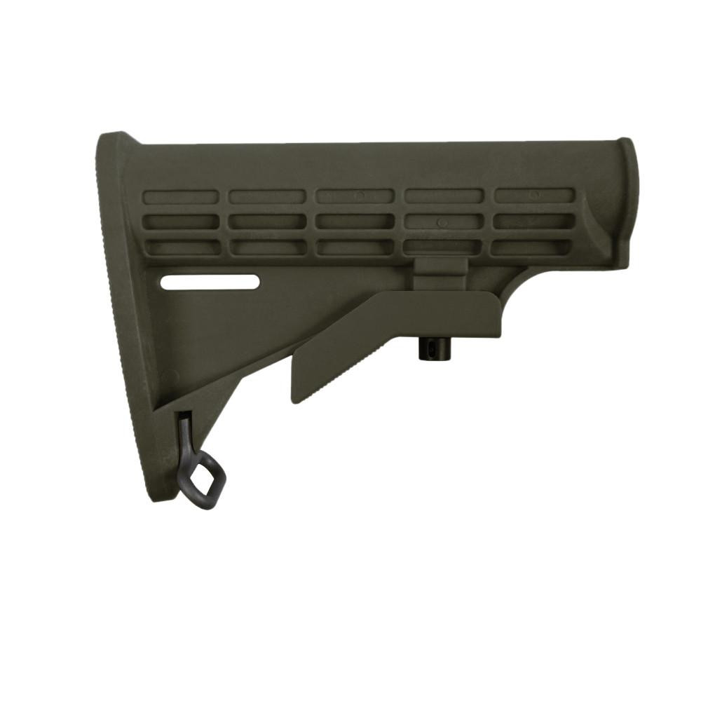 Tiger Rock Inc ST003M-ODG Tiger Rock Inc. ST003M-ODG AR-15 Collapsible Standard Version Stock Body-Mil Spec- Cerakote OD Green ST003M-ODG