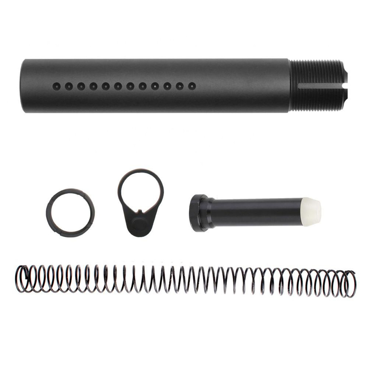  Tiger Rock Inc. ST007P(T-K01)-NO-T-OS 223/5.56 Rifle Complete Dimpled Pistol Buffer Tube Kit - NO FOAM 