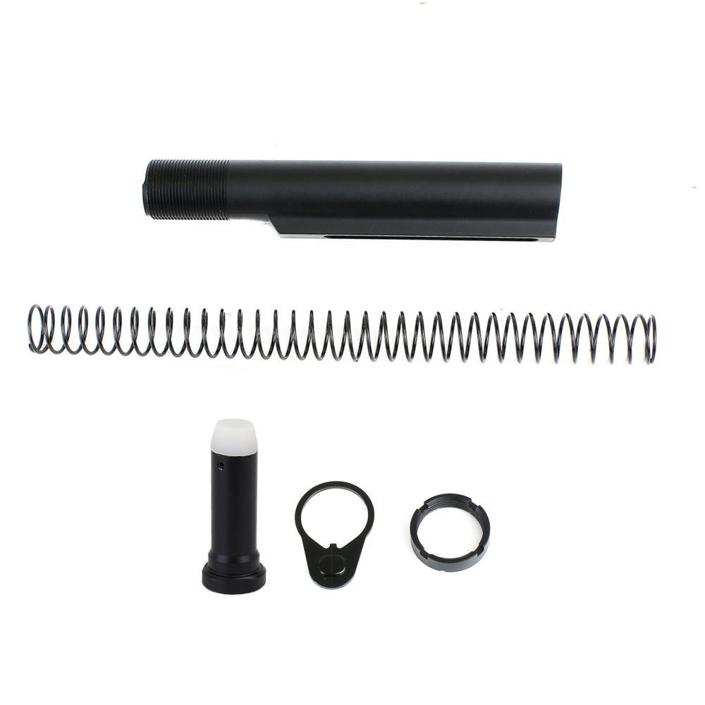 Tiger Rock Inc ST008-3.8 Tiger Rock Inc. ST008-3.8 AR-10/LR-308 Six Position Buffer Tube Kit w/3.8 OZ Buffer-Commercial ST008-3.8