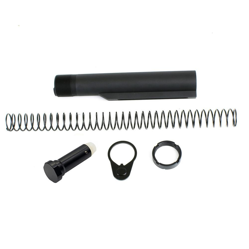 Tiger Rock Inc ST008M Tiger Rock Inc. ST008M AR-10/LR-308 Six Position Buffer Tube Kit w/ 3.5 OZ Buffer-Mil Spec ST008M