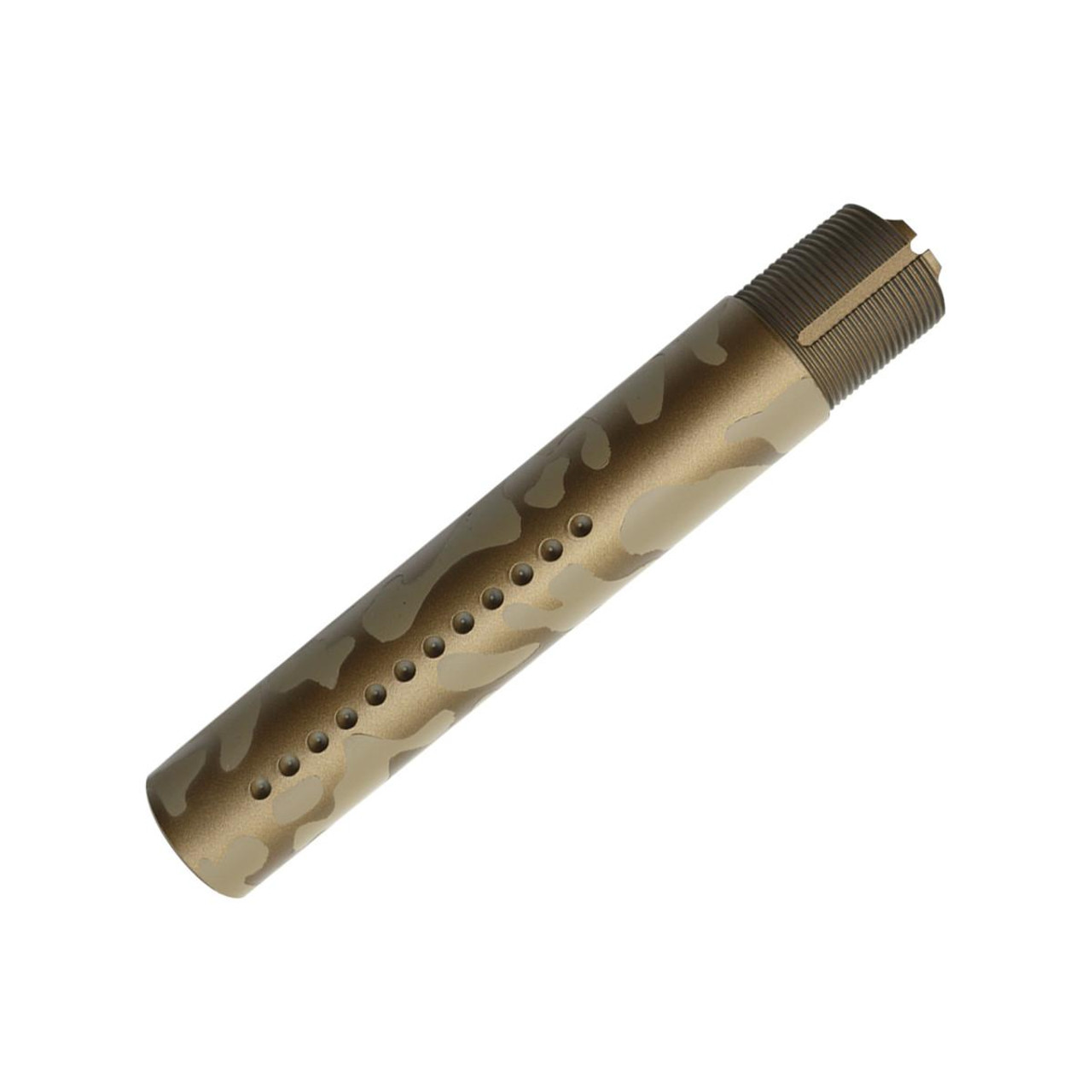  Tiger Rock Inc. T-K-BBR-CAM CERAKOTE CAMO| 223/5.56 Rifle Custom Made Pistol Buffer Tube| Flat Dark Earth and Burnt Bronze 