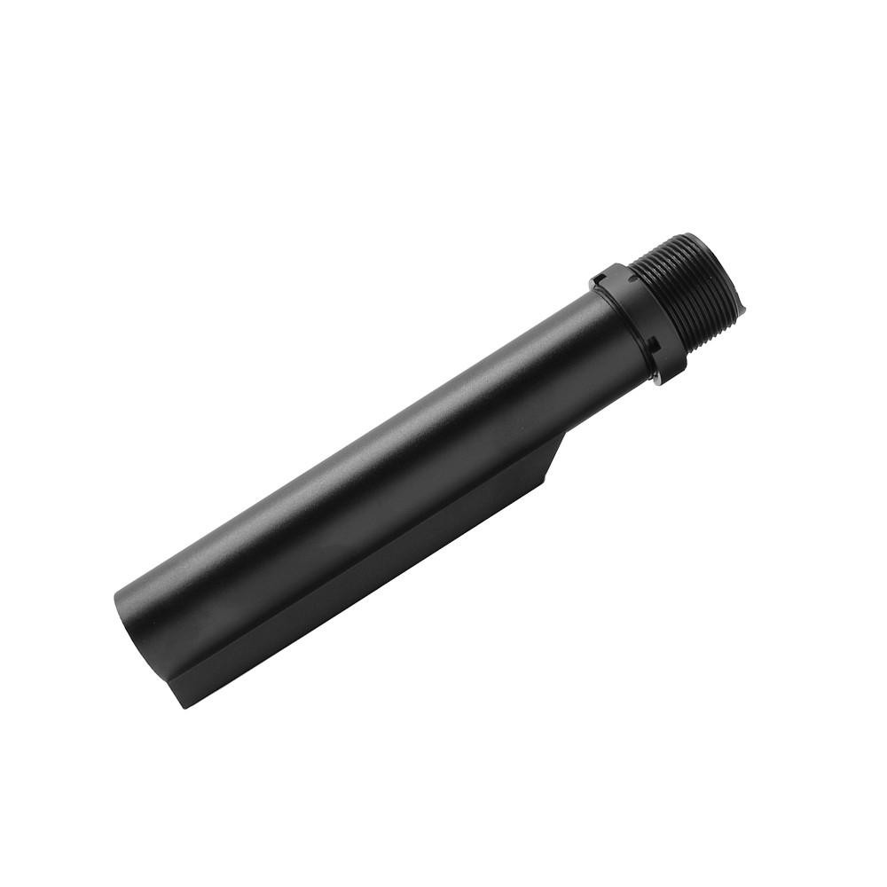 Tiger Rock Inc T-U+N Tiger Rock Inc. T-U+N AR-15 Stock Buffer Tube -Mil Spec-U Cut W/Buffer Castle Nut T-U+N