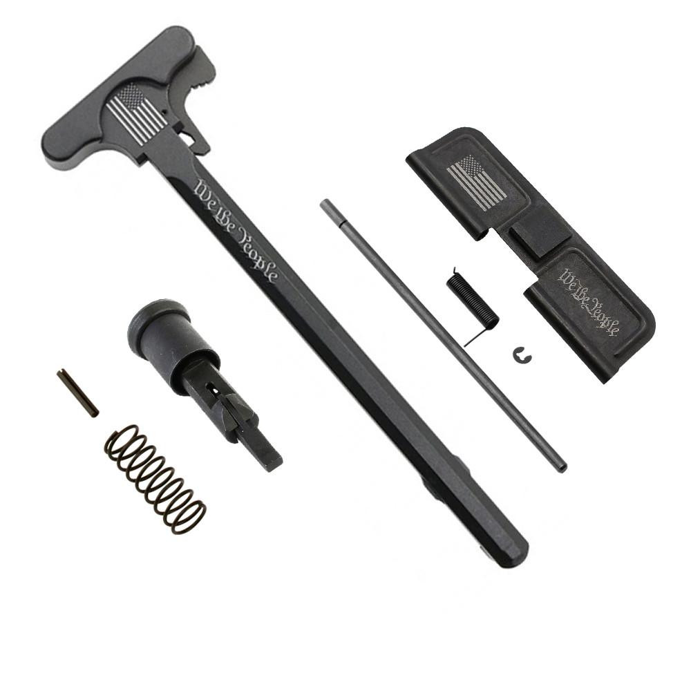 Tiger Rock Inc ACD-W-01 Tiger Rock Inc. ACD-W-01 223/5.56 Rifle Tactical Charging Handle, Dust Cover, and Forward Assist Kit - We The People ACD-W-01