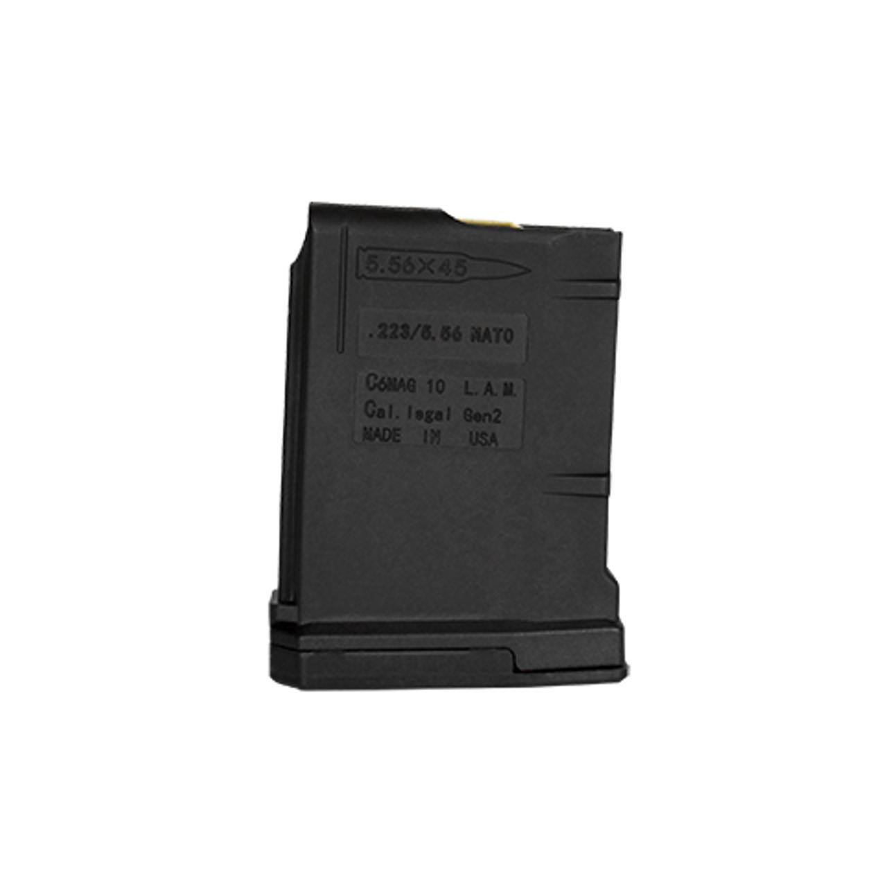 JE Machine Tech PS-MG223B-10-G2 JE Machine Tech Made in USA Polymer .223/5.56 10 Rounds Magazines PS-MG223B-10-G2