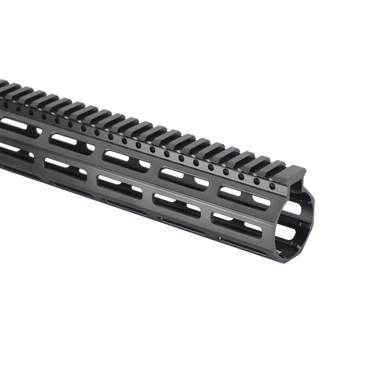 TacFire Tacfire HG25-15 .223/556 Ultra-lightweight Minimalist Rail_Full Top Rail Rifle Handguard 