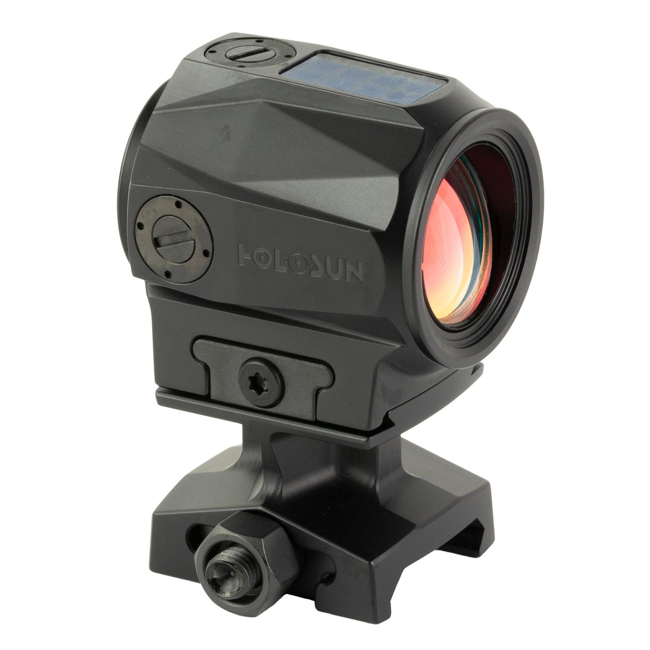 Holosun Technologies Holosun SCRS-GR-MRS Solar Black 20mm Tube Sight | Premium Multi Reticle System for Enhanced Shooting Accuracy, tactical rifle scope with solar power and multi-reticle display.