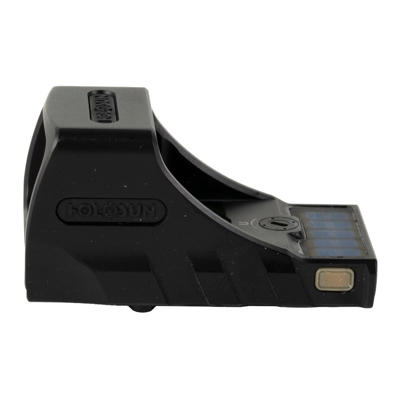 Holosun Technologies Holosun SCS-PDP-GR Green Solar Charging Sight for Walther PDP, tactical firearm sight with solar panel and green illumination for enhanced accuracy and reliability.