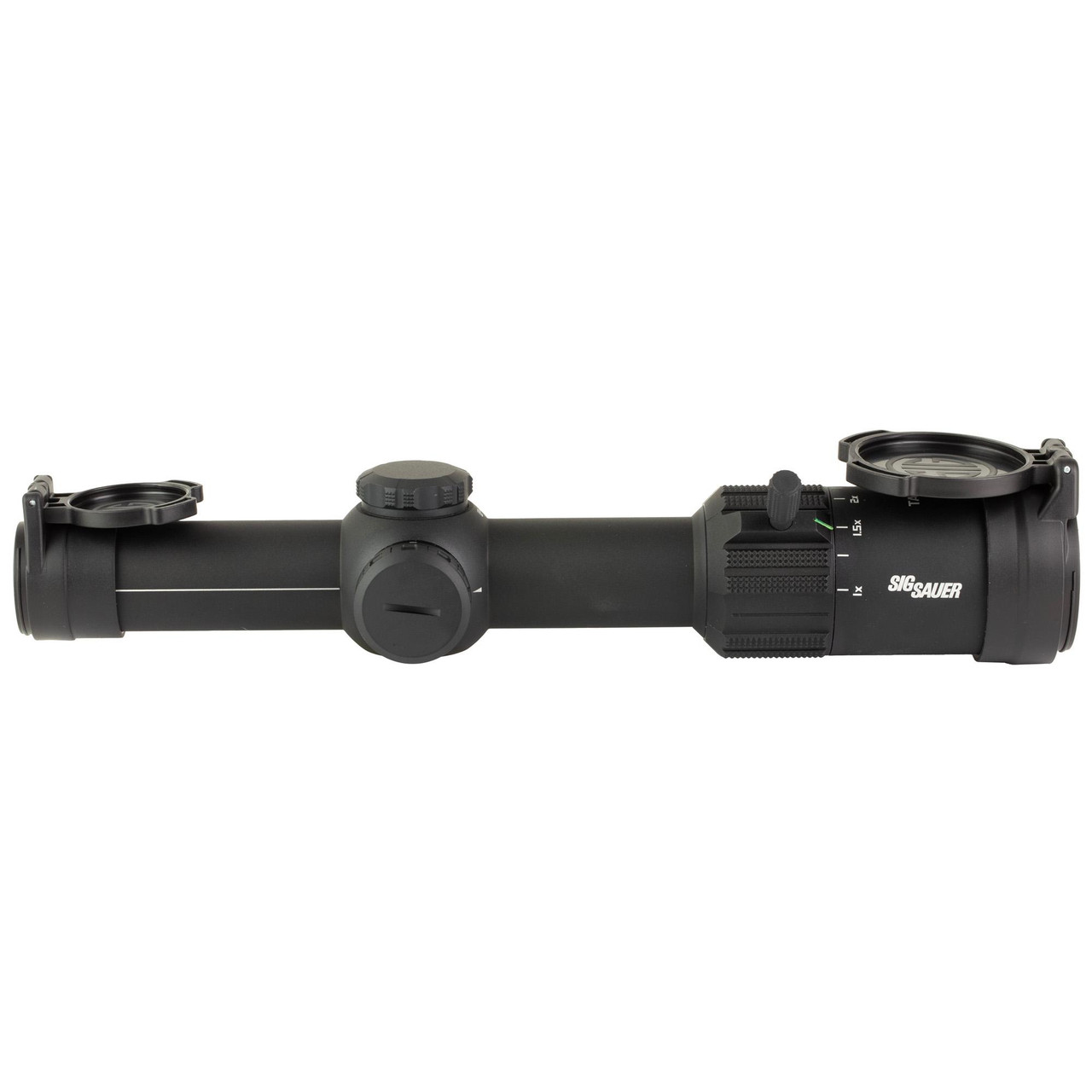 Sig Sauer TANGO MSR 1-6X24 SFP Scope, matte black rifle scope with FL-6 HELLFIRE reticle for precision targeting.