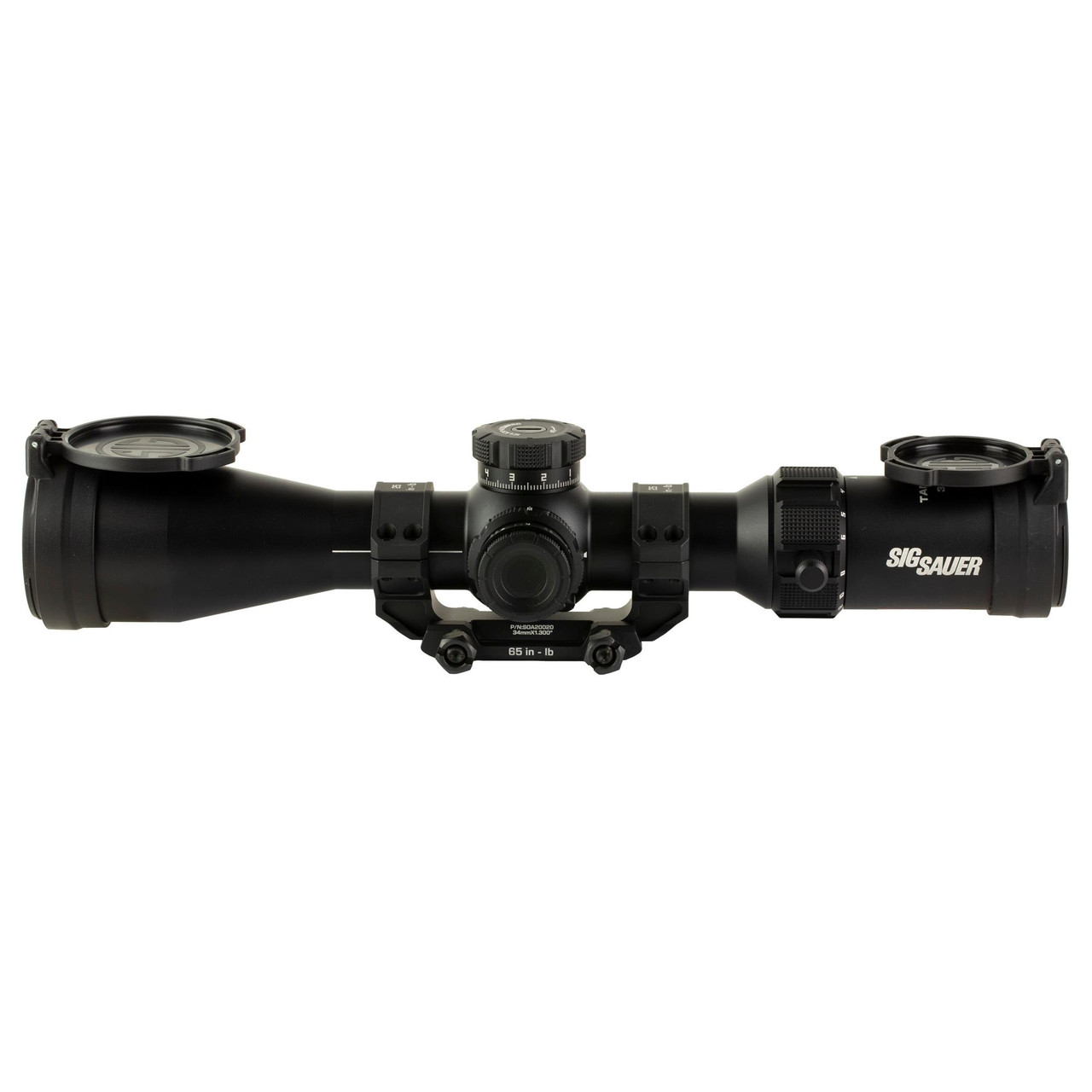 Sig Sauer Tango MSR 3-18x50 FFP Rifle Scope, black tactical rifle scope with variable magnification and precision optics for hunting and tactical shooting.