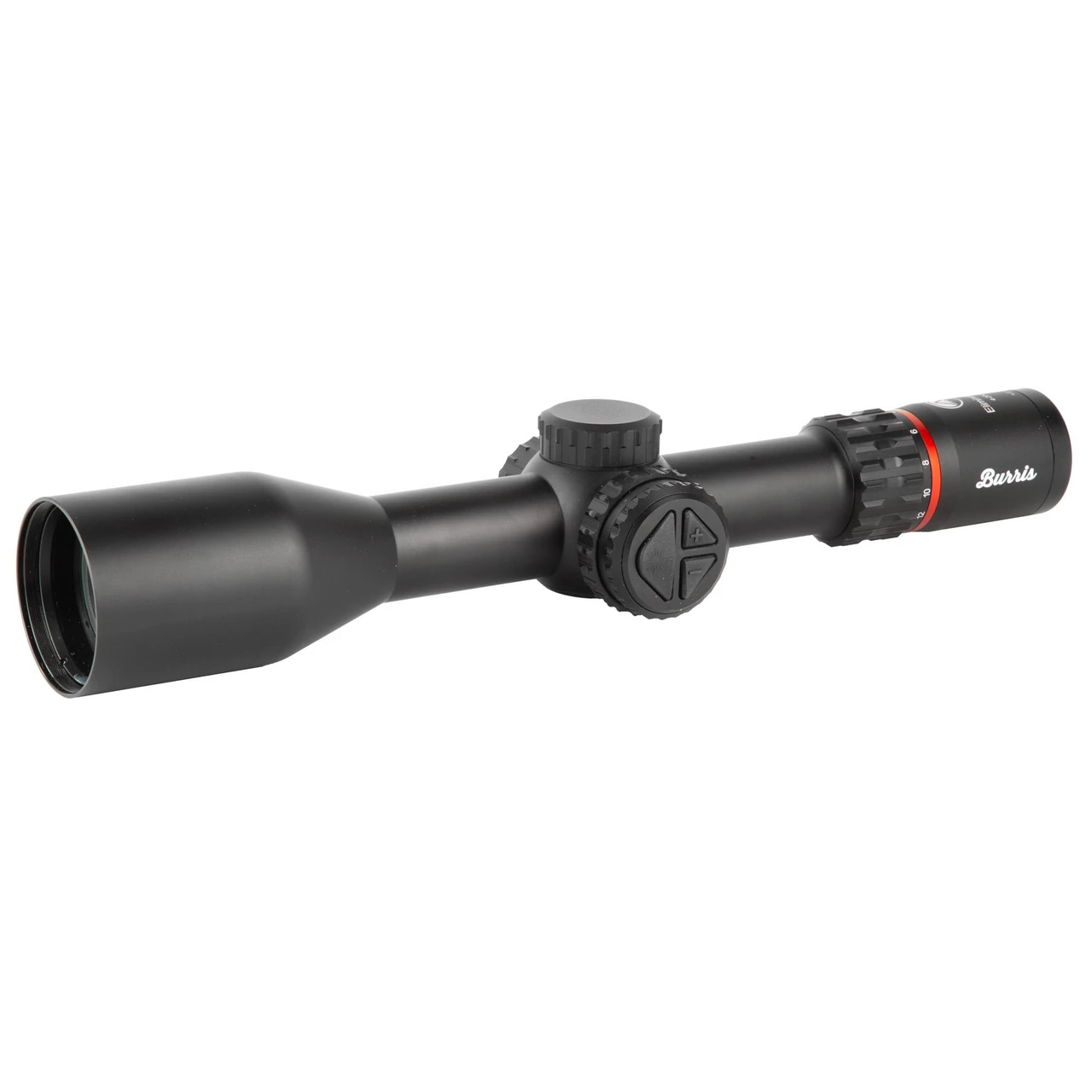 Burris Optics - 200177 - Burris Elim Vi Laser Scp 6.4-20x52mm, a riflescope with adjustable zoom, black finish, and illuminated reticle for precision targeting.