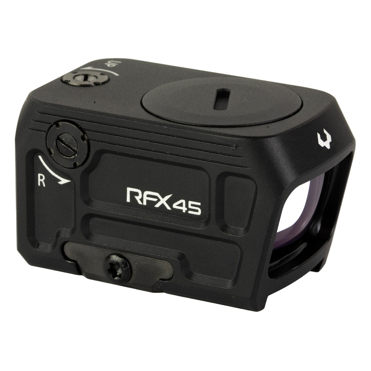 Viridian Weapon Technologies - 981-0053 - Viridian Rfx45 Grn W/rmr Adapter, compact green laser sight with RMR mount for tactical firearms.