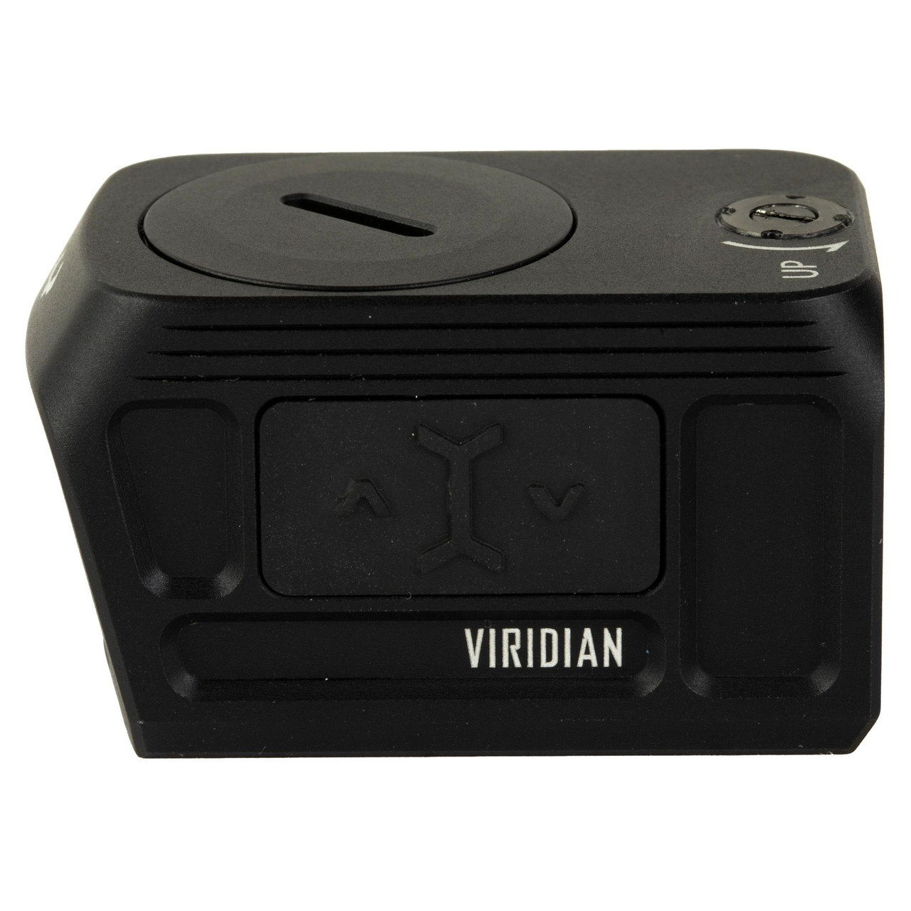 Viridian Weapon Technologies - 981-0060 - Viridian Rfx45 Green Laser with High Mount, compact tactical firearm accessory for improved aiming.