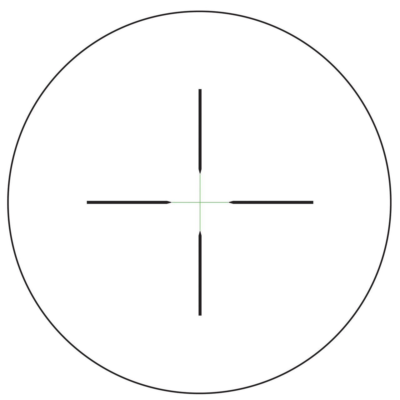 Trijicon Credo HX 2.5-10x56 Standard Green, rifle scope with illuminated reticle for precision aiming.