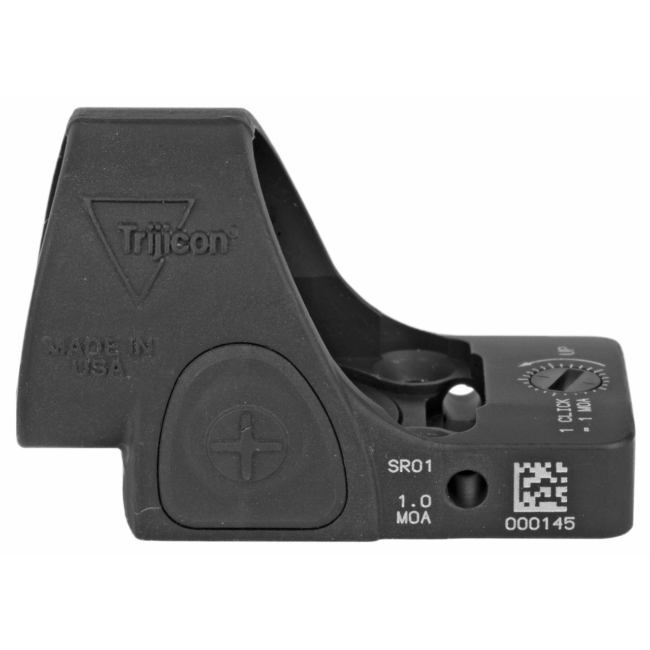 Trijicon - SRO1-C-2500001 - Trijicon Sro 1 Moa Adj Led Red Dot, black sight with adjustment dial and QR code