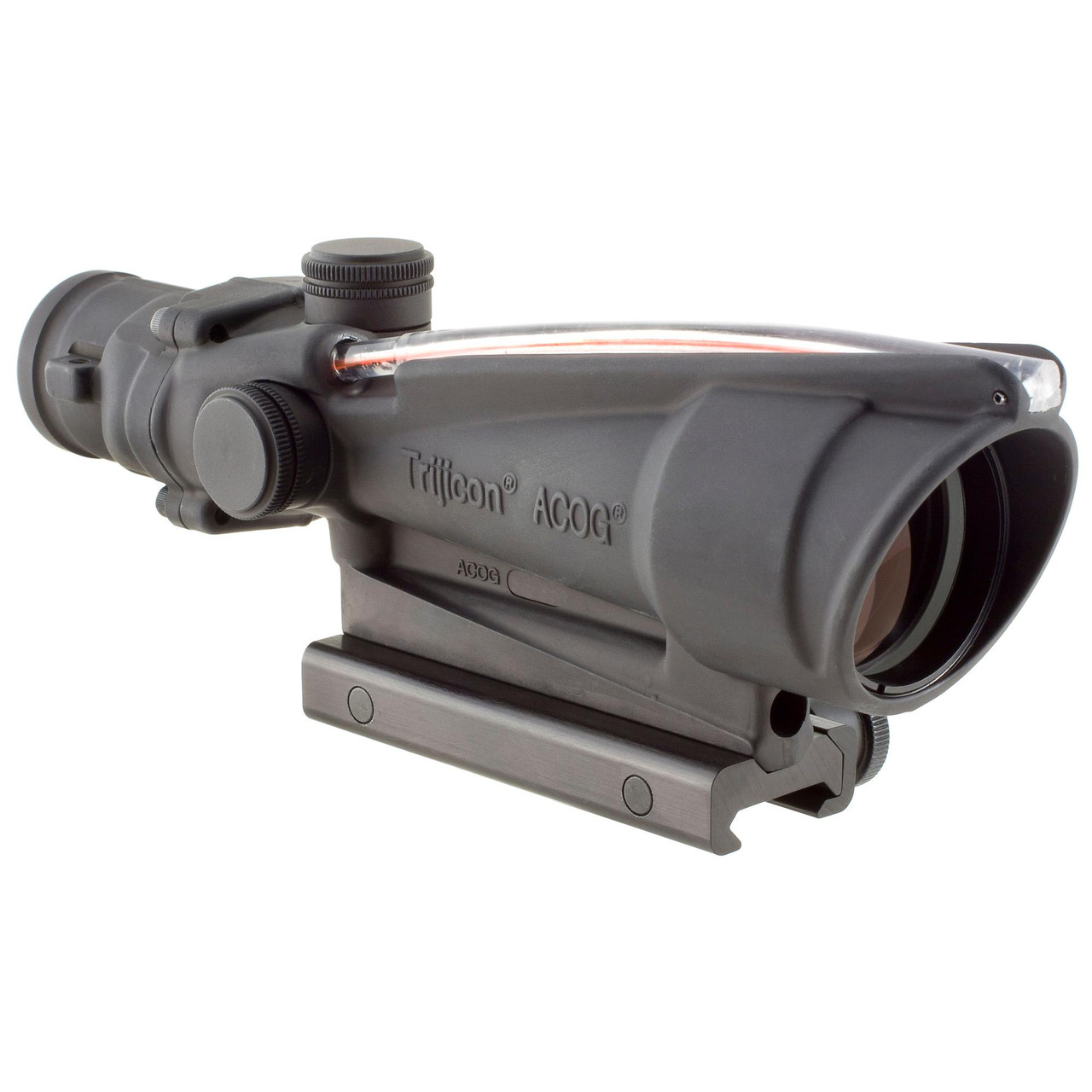 Trijicon TA11J Trijicon ACOG 3.5x35 Red XHR Rifle Scope, tactical optical sight with adjustable mounting system.