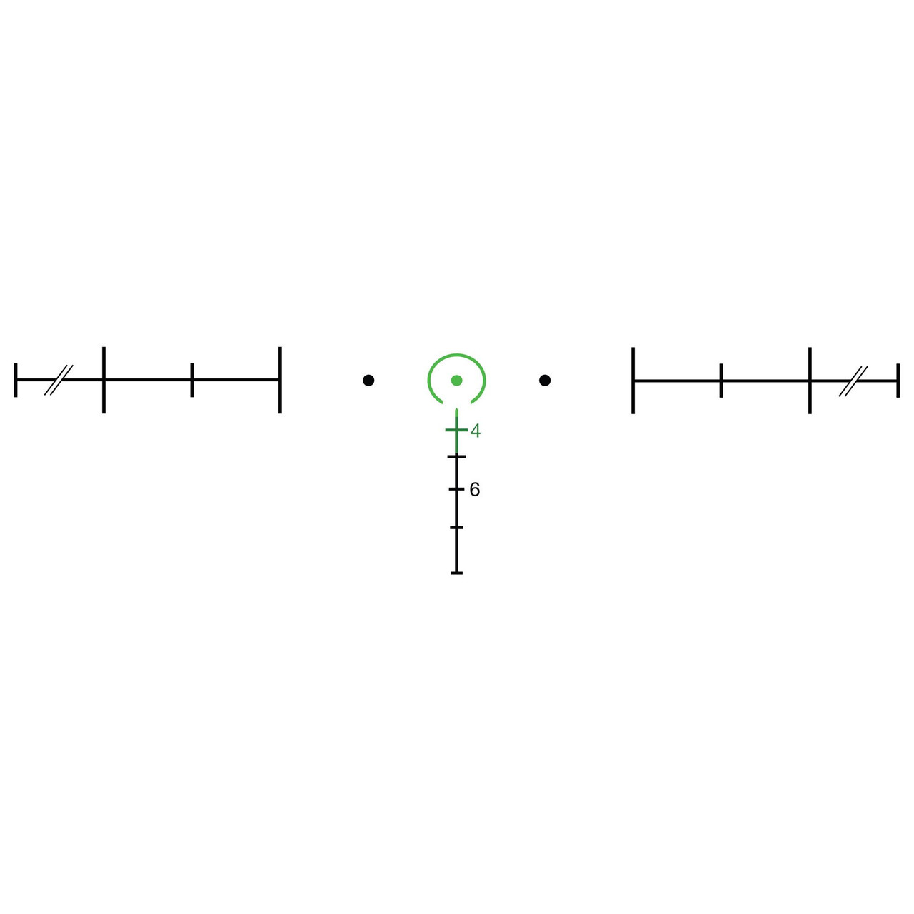 Trijicon - TA31H-68-G - Trijicon Acog 4x32 Green Hs 6.8 with TA51 in tactical rifle scope