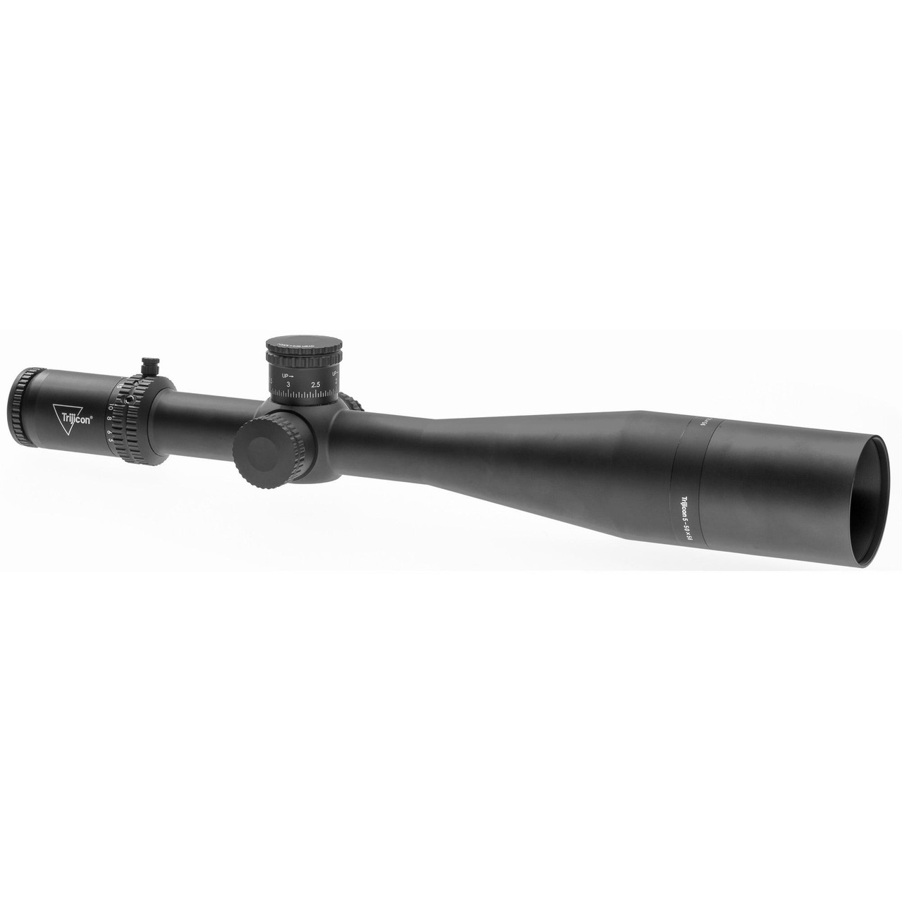 Trijicon Tenmile 5-50x56 Elr Mra R/g rifle scope, black long-range rifle scope with adjustable turrets and magnification for precision targeting.