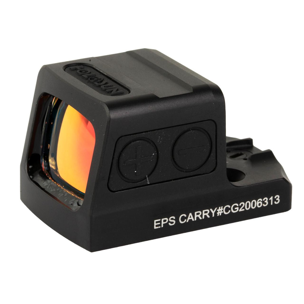 Holosun Technologies EPS-CARRY-GR-2 Holosun EPS-CARRY-GR-2 - Advanced 2 MOA Green Dot Sight for Pistols | Tactical Precision & Fast Target Acquisition HSEPS-CARRY-GR-2