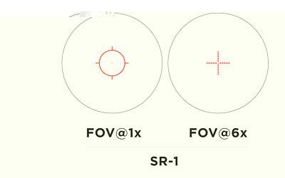  EOTECH - VDU1-6FFSR1 - Eotech Vudu 1-6x24mm Sr1 Ir Matt Blk 