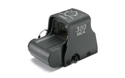EOTECH XPS2-300 Holographic Weapon Sight, compact and lightweight tactical optic for hunting and law enforcement with a sleek black design and adjustable reticle.