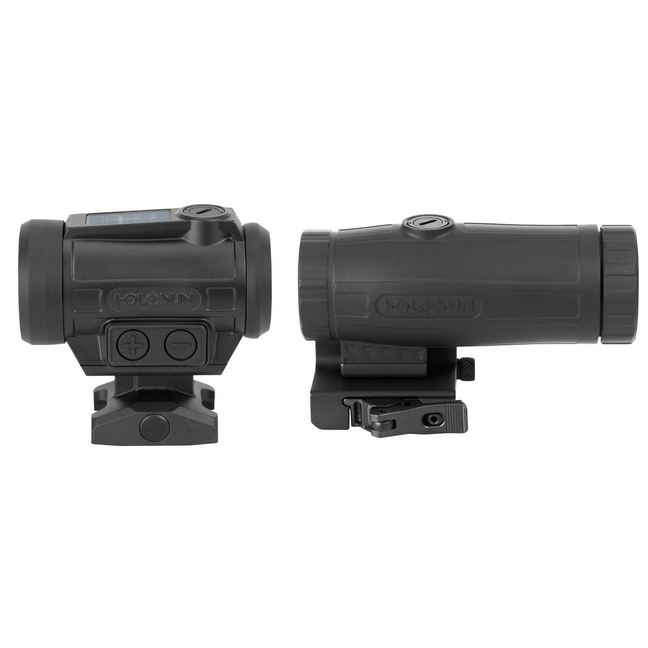  Holosun Technologies ARO-RD2-HM3X ARO Magnifier & Red Dot, 2 MOA Dot, Fits 1913 Picatinny Rail, 1.63" Lower 1/3 Co-Witness Mount, Black 