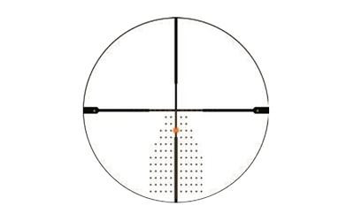 Sig Sauer SIERRA6BDX 2-12X40 BDX-R2 Riflescope, close-up view of the reticle with advanced ballistic technology for precision shooting.