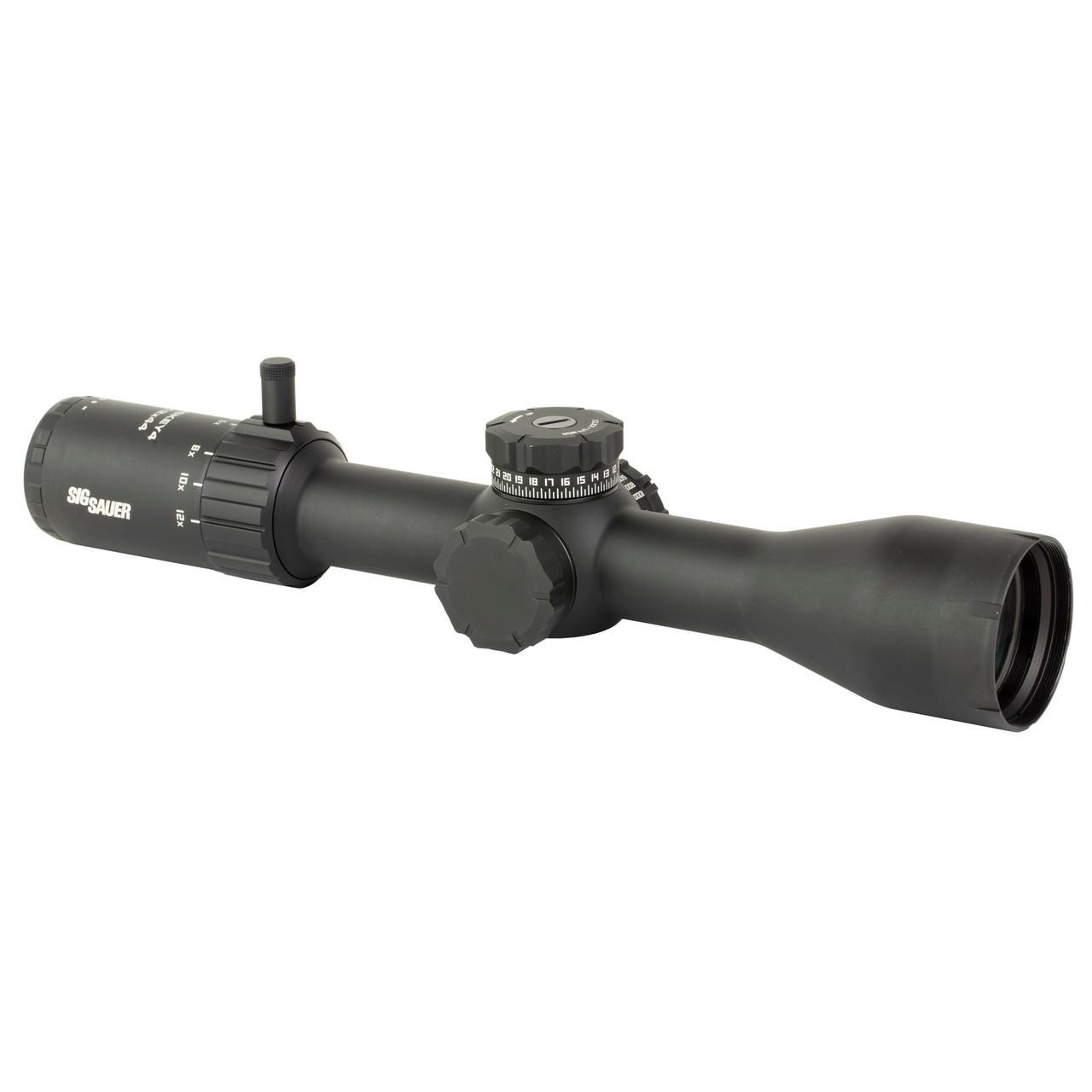 Sig Sauer SIG WHISKEY4 3-12X44 SFP BDC BLK 