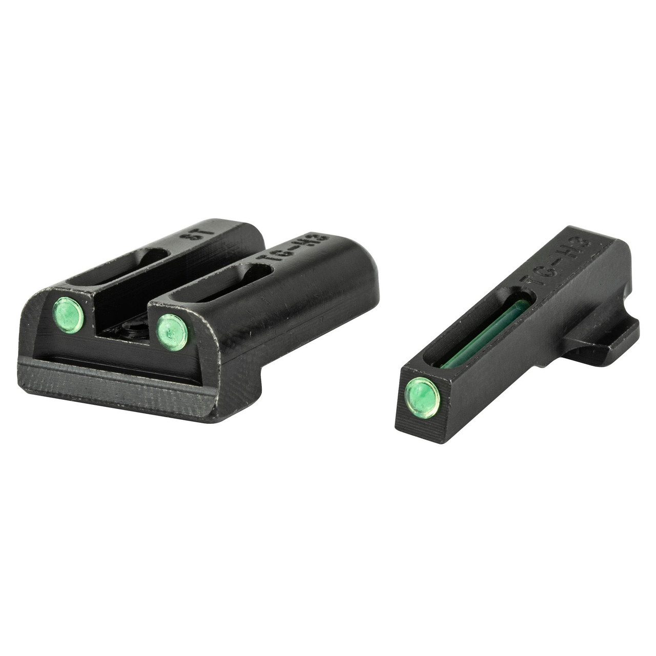 TRUGLO TG-TG131ST2 TFO Tritium Fiber-Optic Night Sights – Perfect for Day & Night Shooting, optical sights with green fiber-optic inserts for enhanced visibility in low light conditions.
