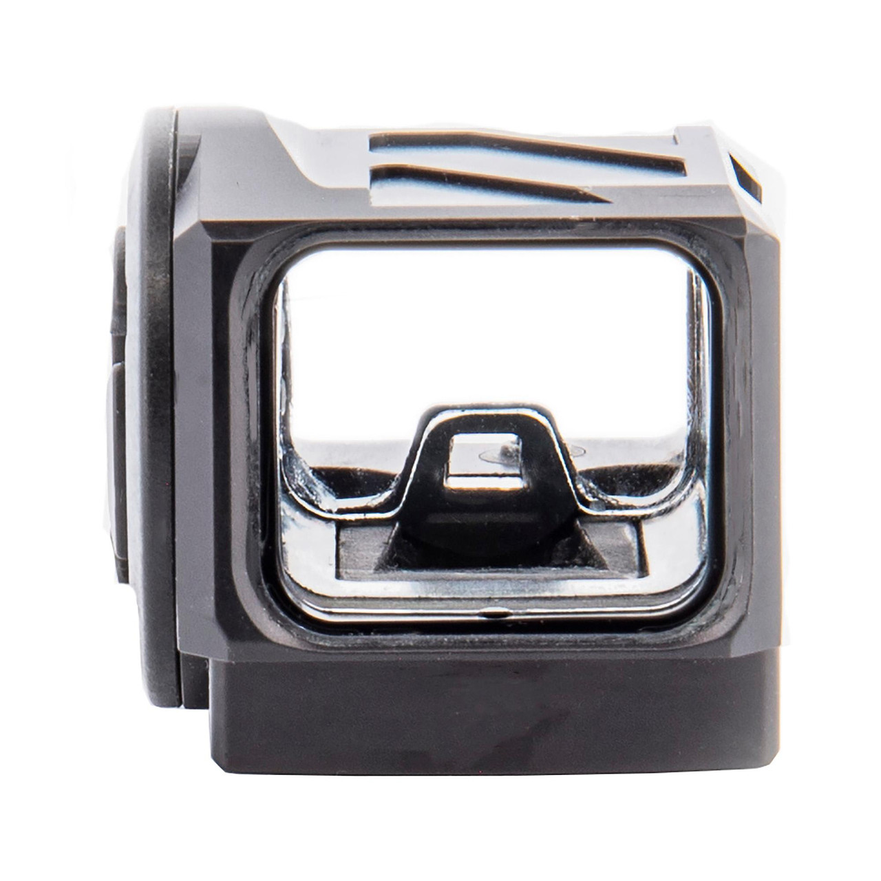 Shield Sights AMSc-8Moa - Advanced Mini Sight for EDC Pistols, enclosed emitter and 8 MOA dot, durable design, close-up view of the compact tactical firearm sight.