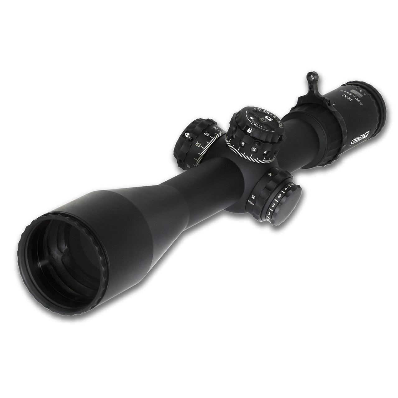 Steiner 5125 T6Xi 3-18x56 Sporting Riflescope with Locking Turrets, Waterproof and Shockproof Design, high-precision optics for targeting and hunting.