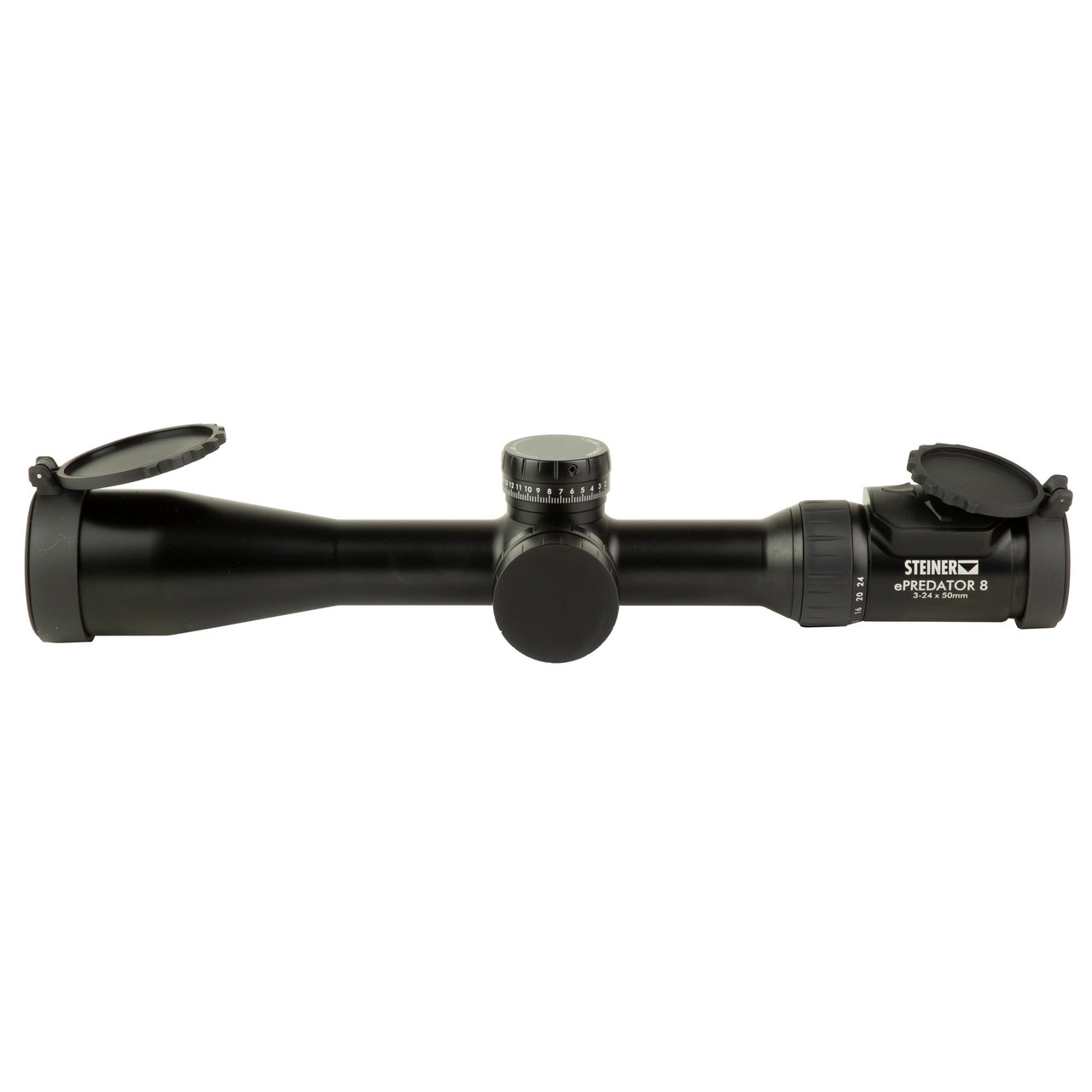 Steiner 3103 ePredator Rifle Scope - 3-24X Variable Magnification, 50mm Objective Lens, Tactical & Hunting Scope