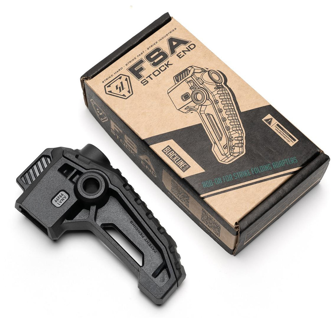  Strike Industries FSA Stock End for Dual or Single Folding Adapters 