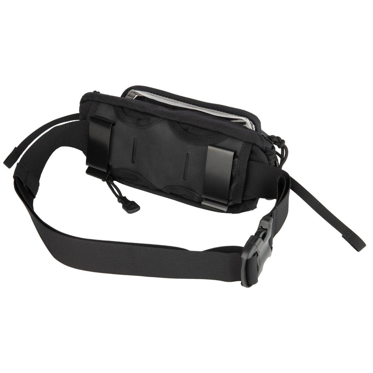 Vertx SOCP Sling - Versatile Waist Pack with Surveillance & SAP Features, black tactical waist bag with adjustable strap and multiple compartments for tactical and surveillance use.