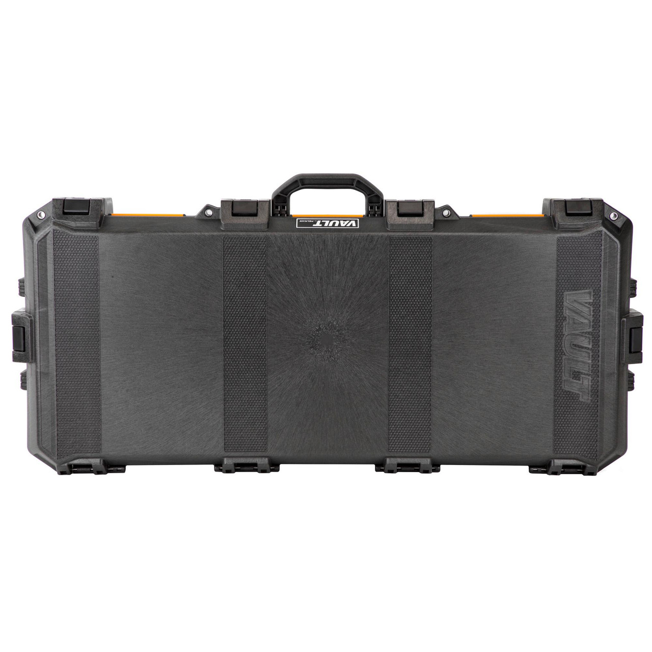 Pelican Vault VCV700-0000-BLK Gun Case - High-Impact, Weather Resistant Storage for Takedown Firearms, durable black protective firearm storage case with reinforced edges and secure latches.