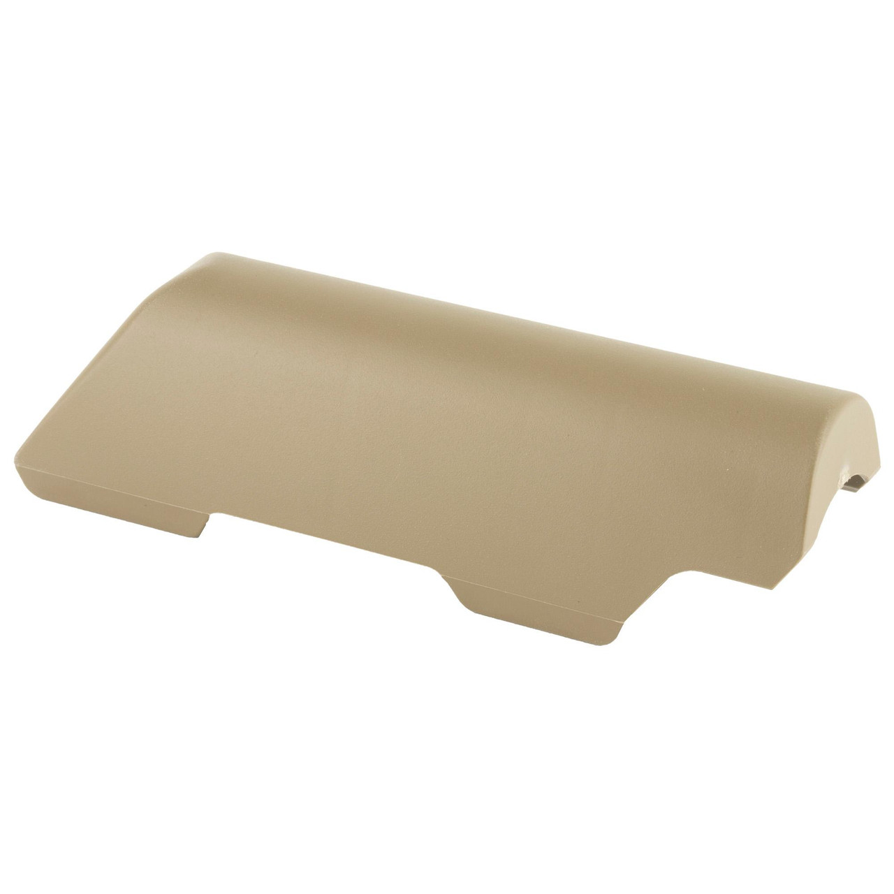 Magpul Industries MAG327-FDE Cheek Riser for M14 Carbine Stock - 3/4 Inch Height Adjustment, beige cheek riser for rifle stock with a smooth surface and ergonomic design.