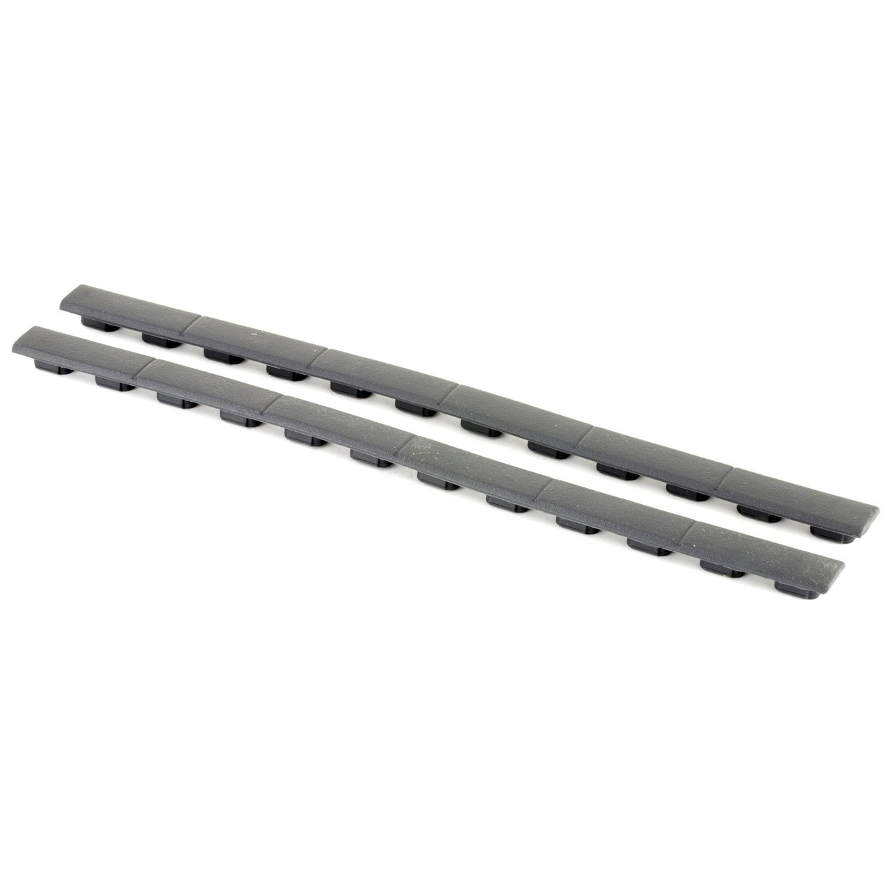 Magpul Industries Magpul MAG602-GRY M-LOK Type 1 Rail Covers - 9.5 inch lightweight heat resistant gripping surface - 2 pack, tactical firearm accessories for enhanced grip and heat protection on rifle rails.