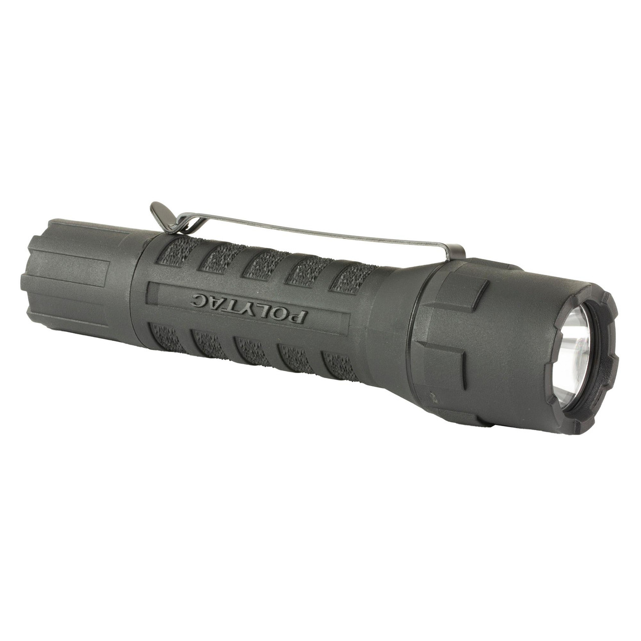 Streamlight 88850 PolyTac Flashlight, portable tactical flashlight with 600 lumens, TEN-TAP programming, and versatile lighting modes, with a rugged design and ergonomic grip.